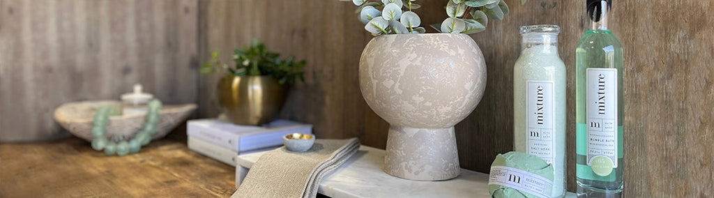 Collection of bath products, fashion and more