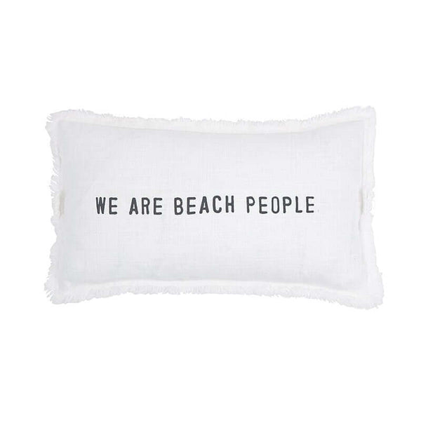 Beach People Throw Pillow