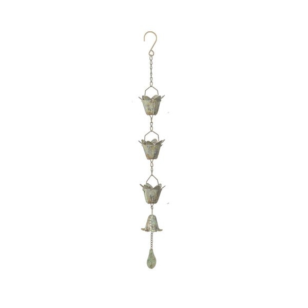 Flower Cup Metal Rain Chain