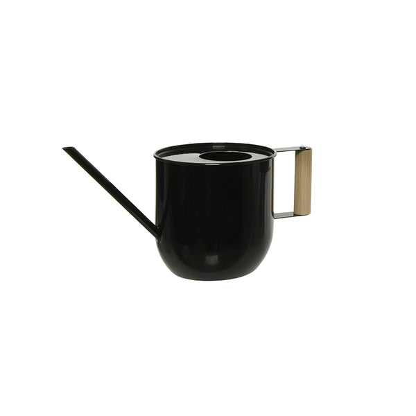 Short Metal Watering Can - Black