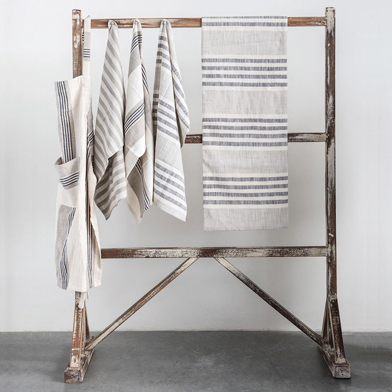 Striped Cotton Tea Towels - Set of 3 (In environment)