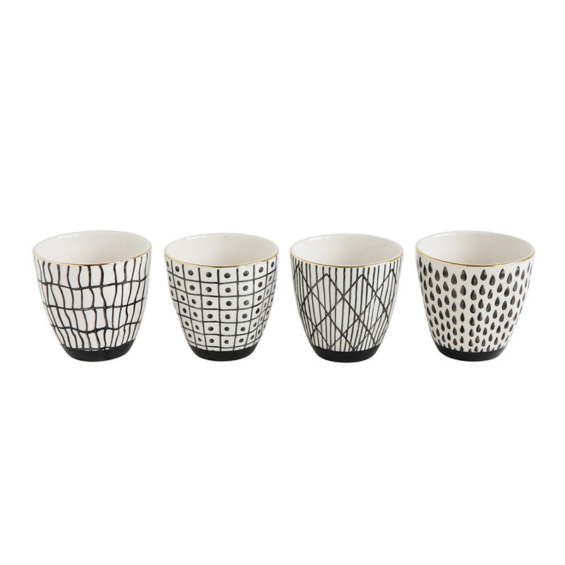  Patterned Stoneware Cup