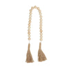  View details for Blonde Wood Beads with Jute Tassel Blonde Wood Beads with Jute Tassel
