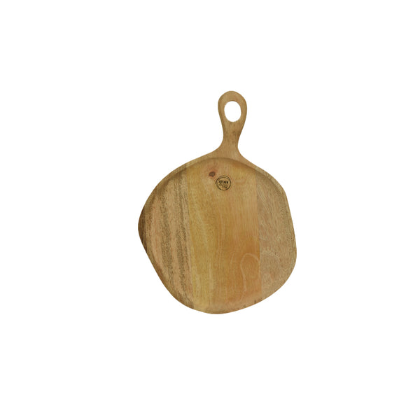 Round Organic-shaped Serving Board - 9" D
