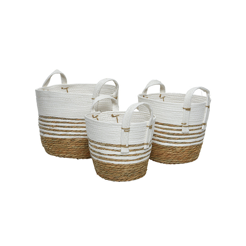  Rope Basket with Handles