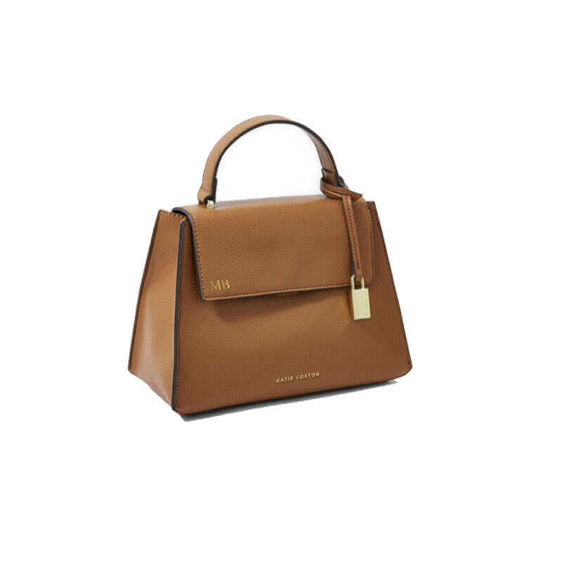 Alina Vegan Leather Brown Handbag