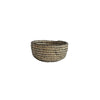 Grass Jute Basket with Black Twine - Medium