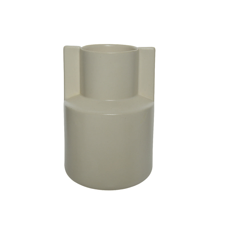  Modern Earthenware Vase - 11.2"
